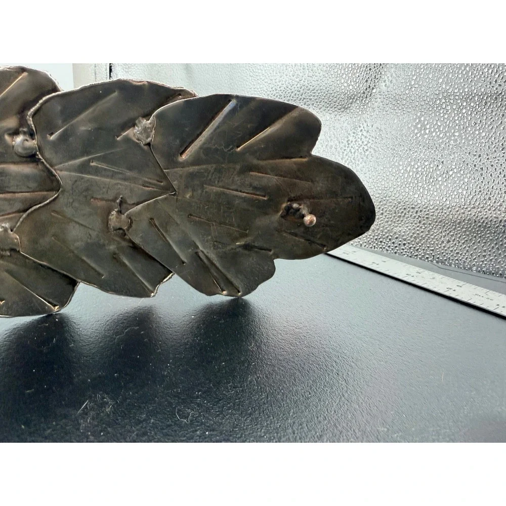 Vintage Solid Brass Leaf Statement Belt Adjustable Made in India